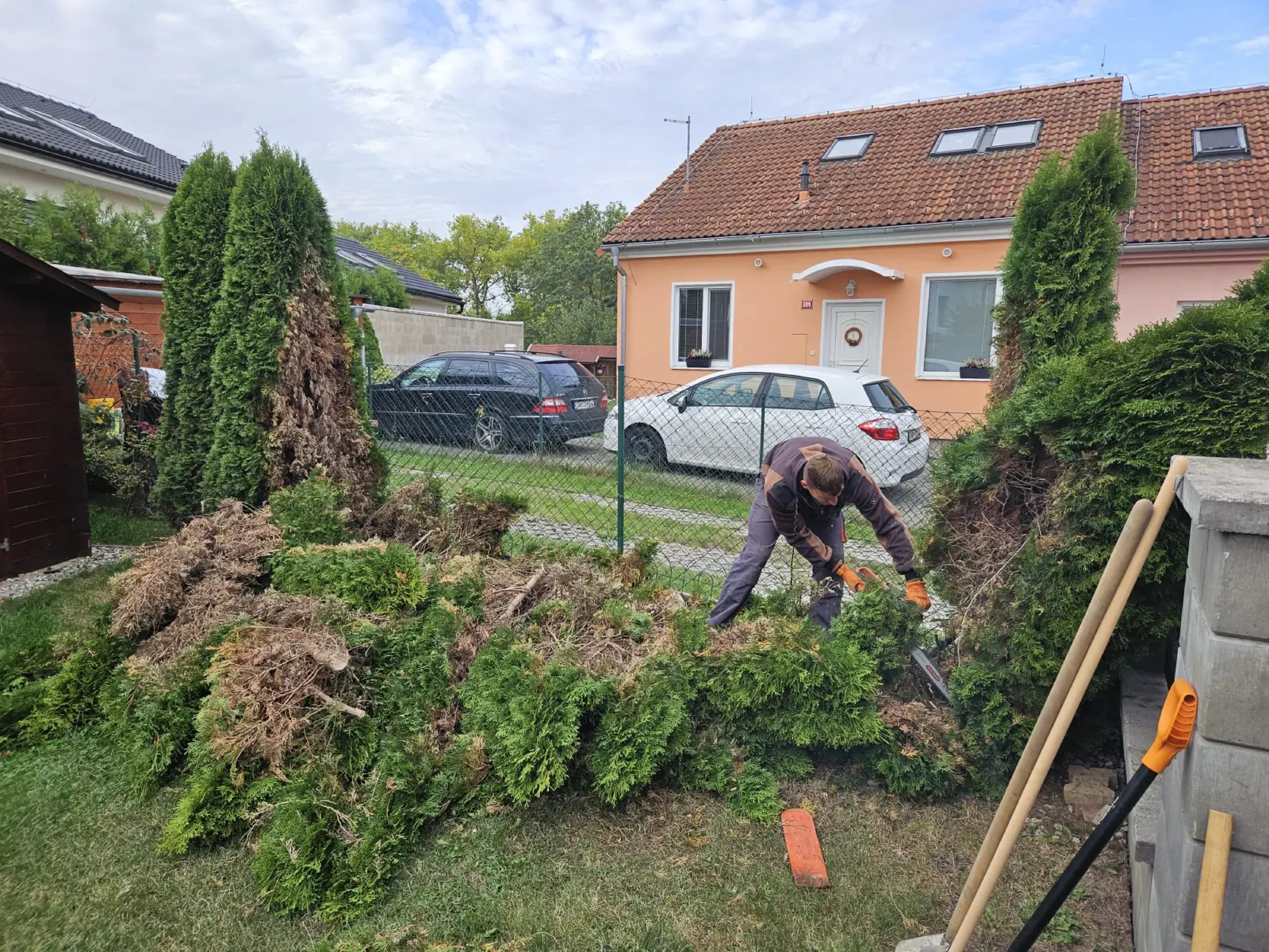 Realizace drenáže rodinného domu – fotografie z realizace