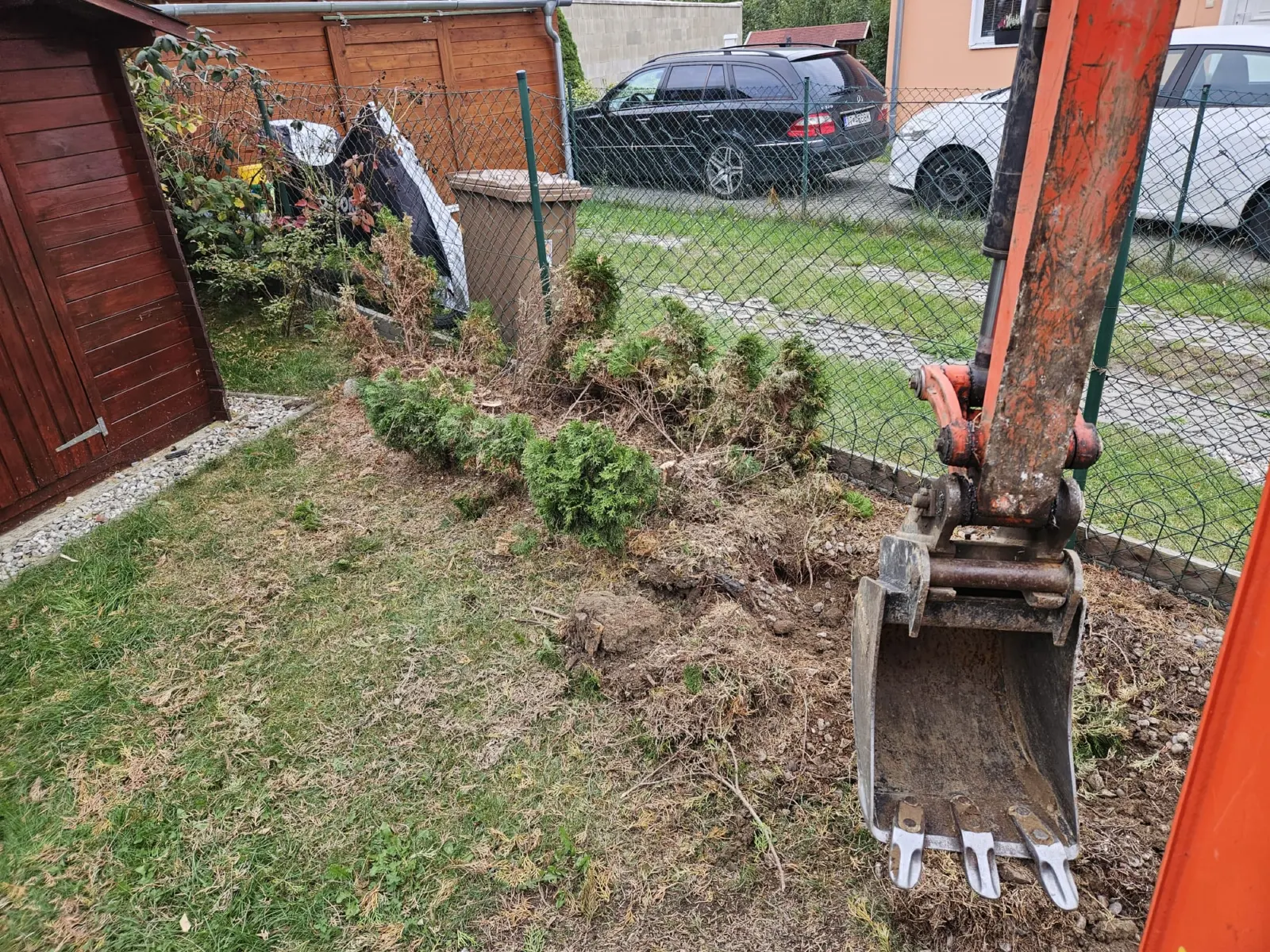 Realizace drenáže rodinného domu – fotografie z realizace